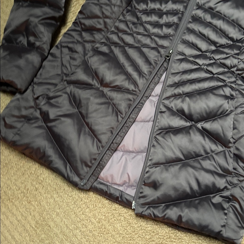 The North Face Charcoal Puffer Jacket View 4